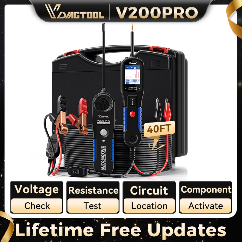 Circuit Breaker Finder - VDIAGTOOL V200PRO Автомобильный тестер цепей Автомобильный